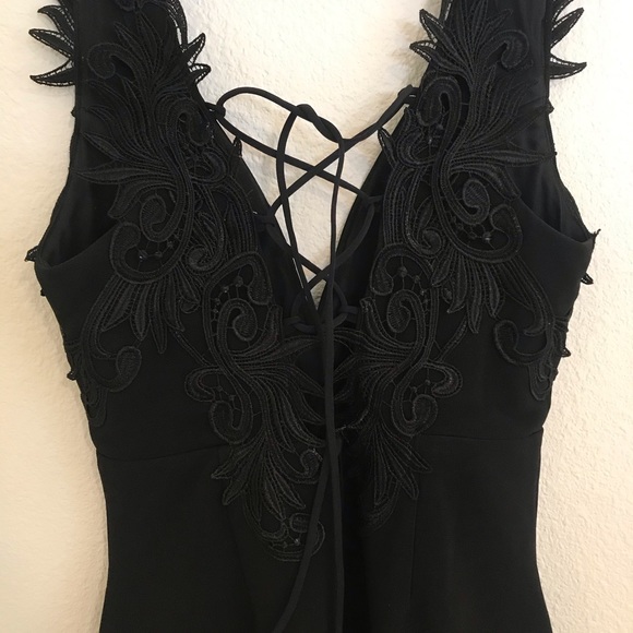 Black Mini New Years Dress - Picture 3 of 7